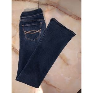Abercrombie & Fitch Girls Sz 14 Dark Blue Jeans
